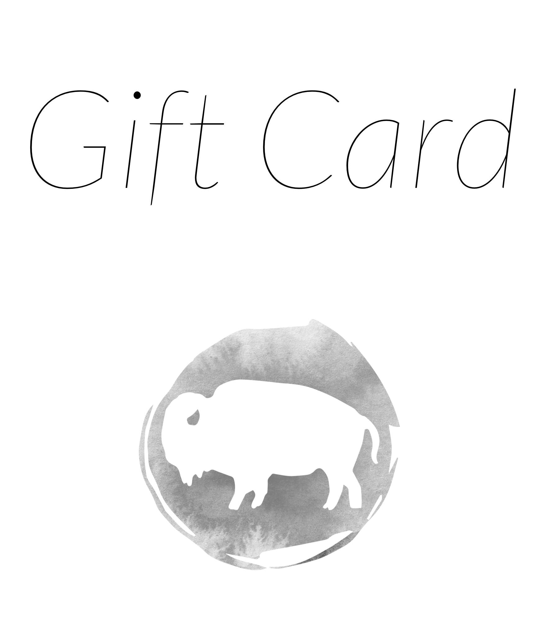 The Silver Buffalo Gift Card