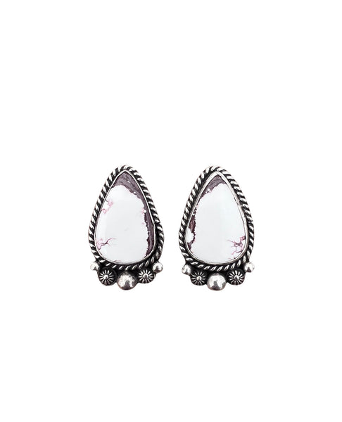 Wild Horse Teardrop Studs